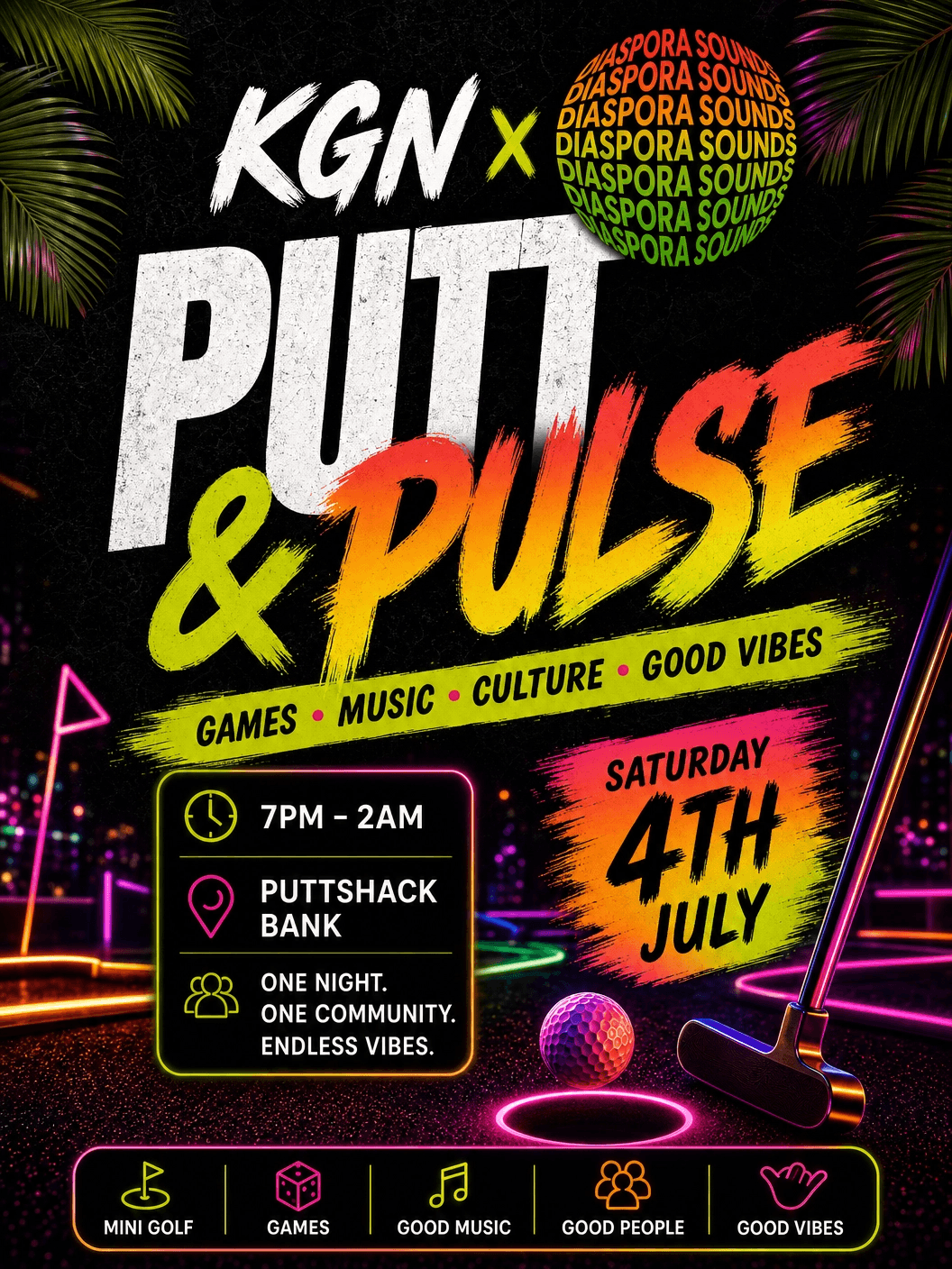 KGN x Diaspora Sounds: Putt & Pulse