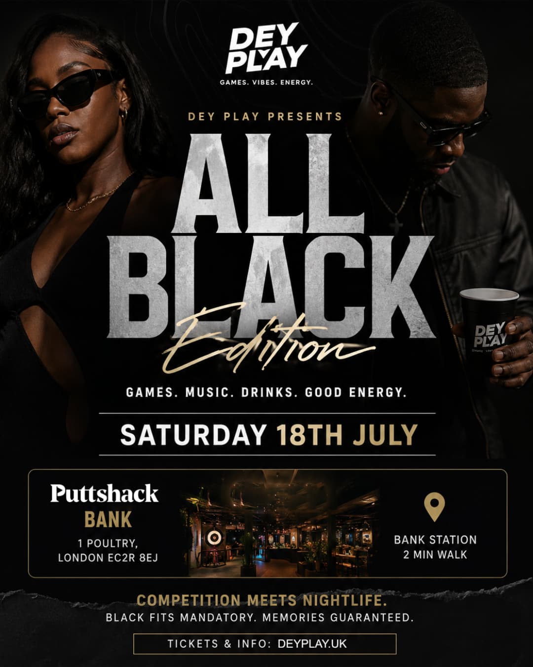 Dey Play - All Black Edition